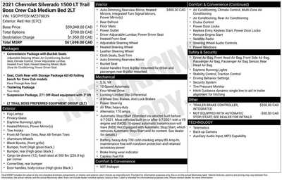2021 Chevrolet 1500 Crew Cab, $41437. Photo 12