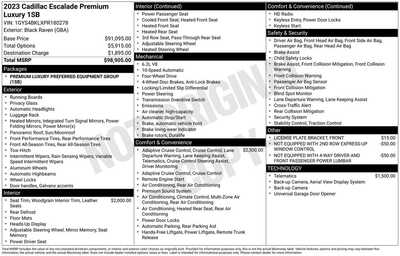 2023 Cadillac Escalade, $58687. Photo 12