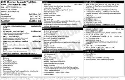 2024 Chevrolet Colorado Crew Cab, $37196. Photo 12