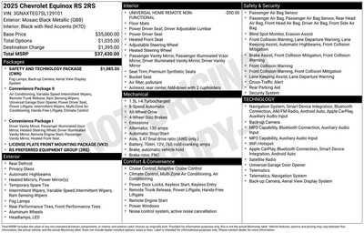 2025 Chevrolet Equinox, $34510. Photo 12