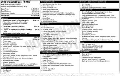 2023 Chevrolet Blazer, $36787. Photo 12