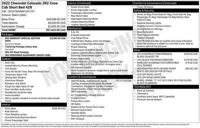 2022 Chevrolet Colorado Crew Cab, $32692. Photo 12