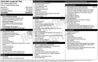 2023 GMC Acadia, $32724. Photo 12