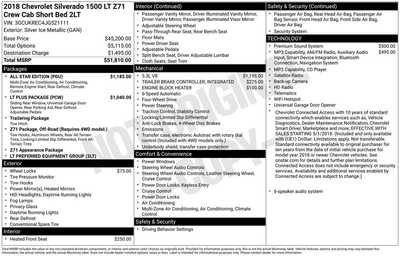 2018 Chevrolet 1500 Crew Cab, $18014. Photo 12