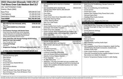 2022 Chevrolet 1500 Crew Cab, $41926. Photo 12