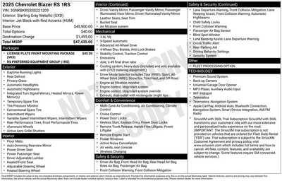 2025 Chevrolet Blazer, $36630. Photo 12