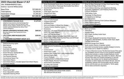 2023 Chevrolet Blazer, $29476. Photo 12