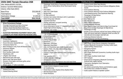 2026 GMC Terrain, $28893. Photo 12