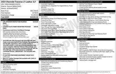 2023 Chevrolet Traverse, $33910. Photo 12