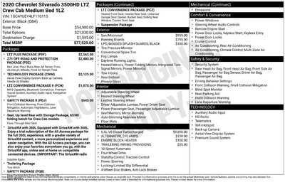 2020 Chevrolet 3500 Crew Cab, $36345. Photo 12