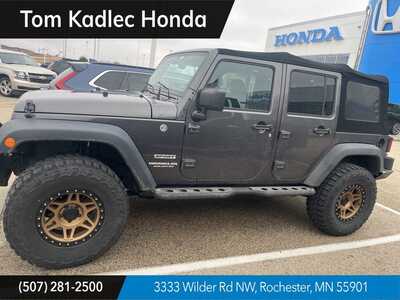 2017 Jeep Wrangler Unlimited, $22159. Photo 1