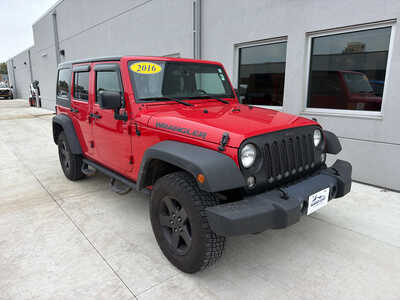 2016 Jeep Wrangler, $13990. Photo 1
