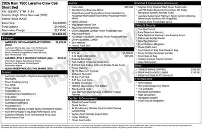 2026 RAM 1500 Crew Cab, $57349. Photo 10