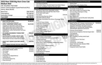 2023 RAM 2500 Crew Cab, $0. Photo 1