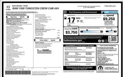 2025 RAM 1500 Crew Cab, $59000. Photo 7